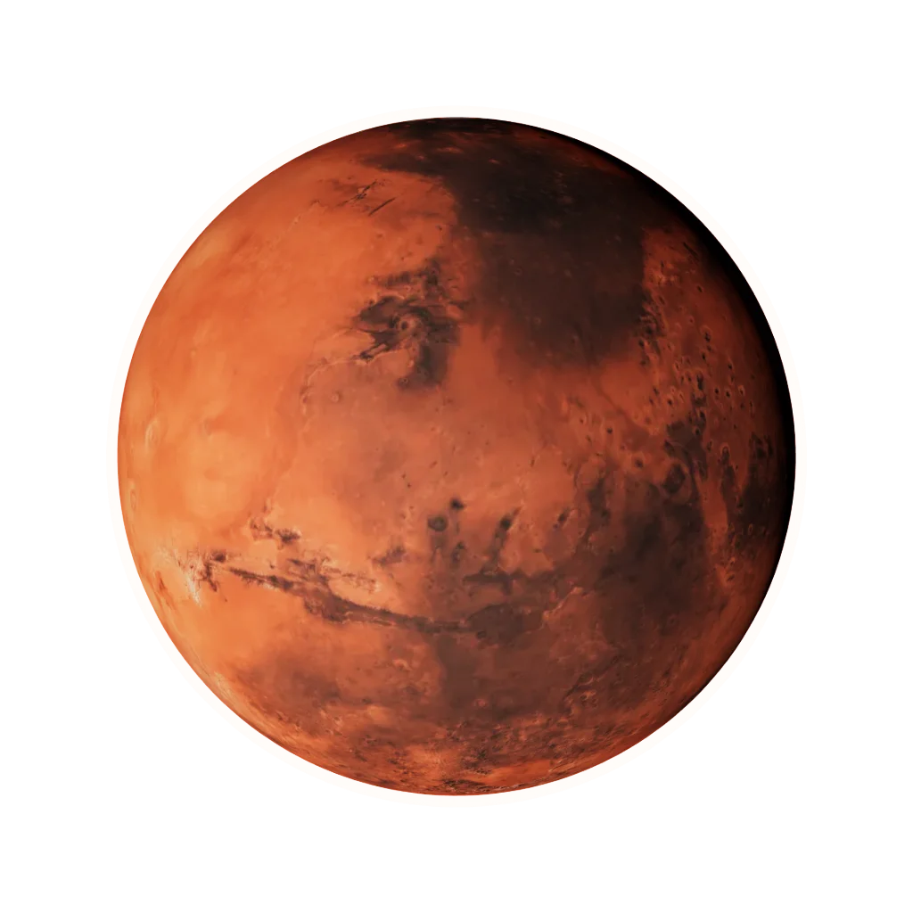 Mars from the engine